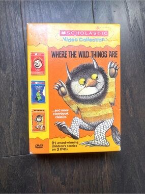Scholastic Video Collection- Where the Wild Things Are & More 21 Stories- 3 DVDs